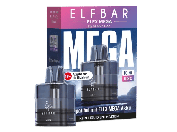 ELFX MEGA Pod 10ml - 0.8 Ohm