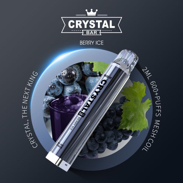 Crystal Bar 600 - Berry Ice