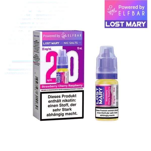 Lost Mary NicSalts - Strawberry Cherry Raspberry 20mg/ml