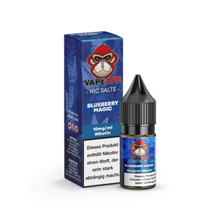VapeApe Liquid 10ml - Blueberry Magic 10mg/ml