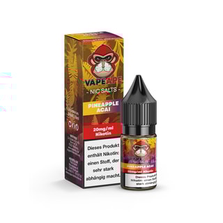 VapeApe Liquid 10ml - Pineapple Acai 20mg/ml