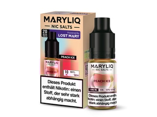 MARYLIQ - Peach Ice - 20mg/ml Nikotinsalz