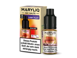MARYLIQ - Sour Red - 20mg/ml Nikotinsalz