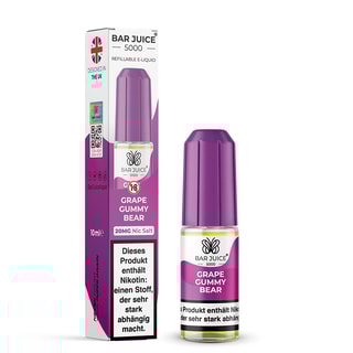Bar Juice 5000 - Grape Gummy Bear 20mg/ml NicSalt