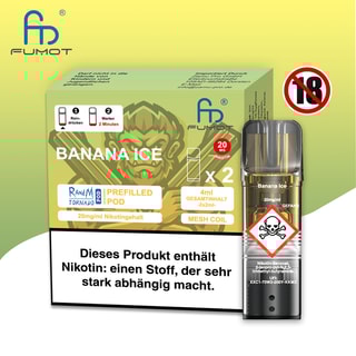 RandM Tornado Pods - Banana Ice (2er Pack)