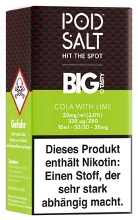 Pod Salt Fusion Serie - Cola with Lime 20mg/ml