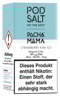 Pod Salt Fusion Serie - Strawberry Kiwi Ice 11mg/ml