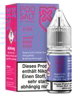 Pod Salt Xtra Serie - Grape Berry Burst 10mg/ml