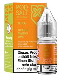 Pod Salt Xtra Serie - Orange Mango Lime 10mg/ml