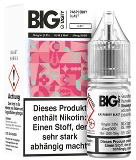 Big Tasty NicSalts - Raspberry Blast 10mg/ml