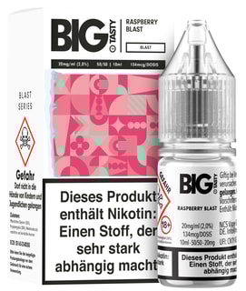 Big Tasty NicSalts - Raspberry Blast 20mg/ml