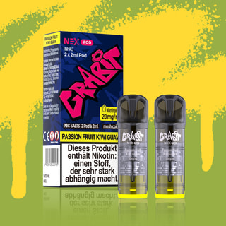 GRABIT Nex Pod - Passion Fruit Kiwi Guava (2er Pack)