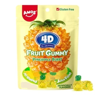 Amos - Gummy 4D - Pineapple Burst 65g [CN]