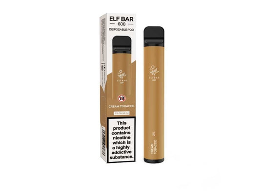 Elf Bar ELFBAR Cream Tobacco Vape mit Tabak Geschmack Aroma für Dampfer