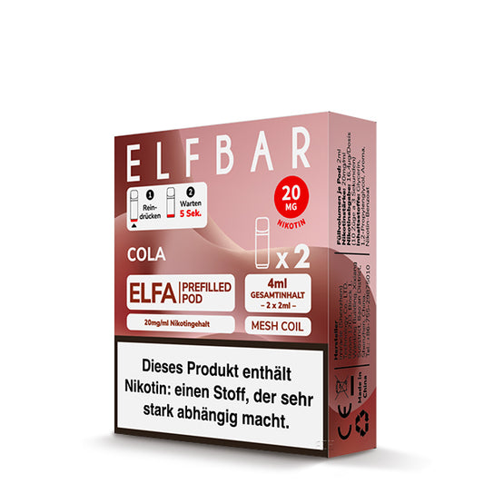 ELFA CP by Elf Bar - Prefilled Liquid POD - Cola