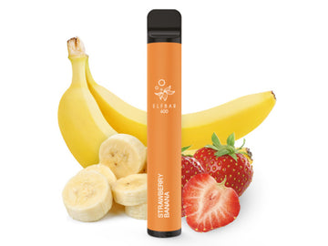 ELF BAR CP 600 Strawberry Banana Vape Stick Pen Einweg E-Zigarette Dampfen Aroma Geschmack Liquid Vape mit Bananen Erdbeeren Geschmack