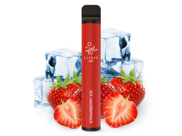 ELF BAR CP 600 Strawberry Ice Vape Stick Pen Einweg E-Zigarette Dampfen Aroma Geschmack Liquid Vape mit Erdbeere Eis Geschmack