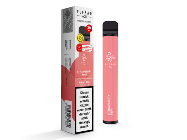 ELF BAR CP 600 Strawberry Kiwi Vape Stick Pen Einweg E-Zigarette Dampfen Aroma Geschmack Liquid Versand