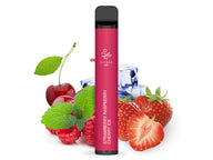 ELF BAR CP 600 Strawberry Rapsberry Cherry Ice Vape Stick Pen Einweg E-Zigarette Dampfen Aroma Vape mit Erdbeere Himbeere Kirsche Eis Geschmack Liquid