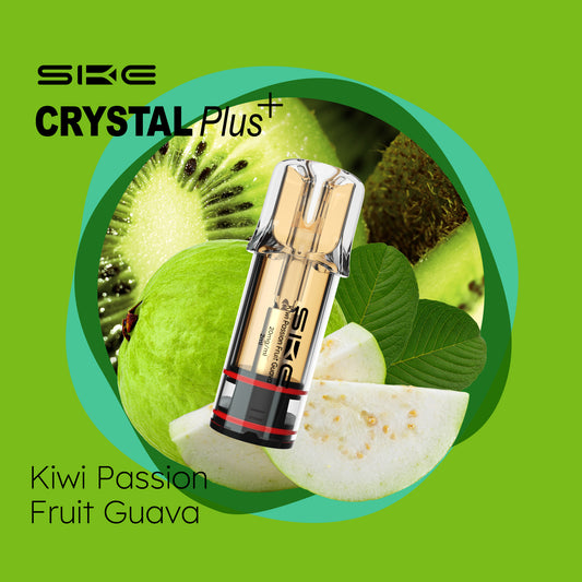SKE Crystal Plus - Prefilled Liquid POD - Kiwi Passionfruit Guava