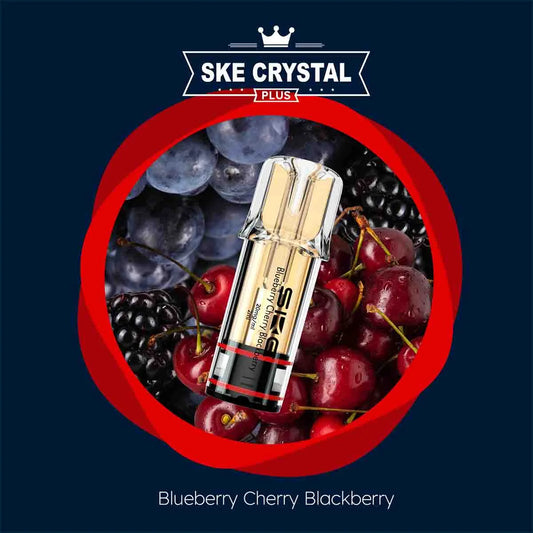 SKE Crystal Plus - Prefilled Liquid POD - Blueberry Cherry Blackberry