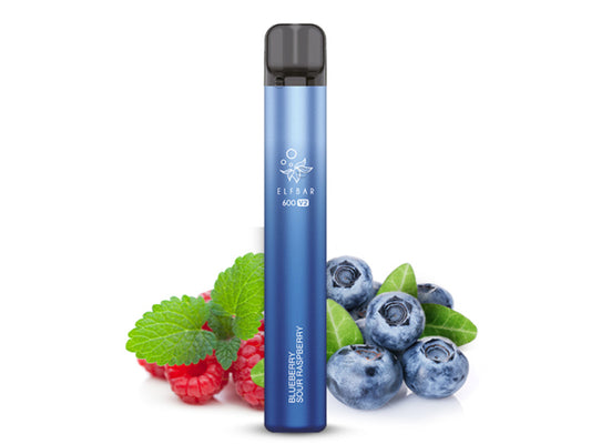 Elfbar 600 V2 - Blueberry Sour Raspberry Einweg Vape Stick