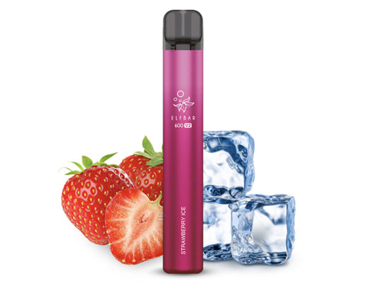 Elfbar 600 V2 - Strawberry Ice Einweg Vape Stick