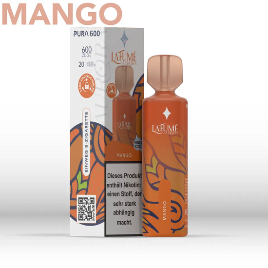 La Fume Aurora Vape Mango E-Shisha E-Zigarette mit Mango Geschmack Aroma Online Shop 600 Züge 20mg/ml Nikotin