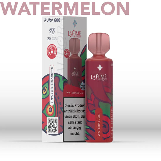 La Fume Aurora Vape Watermelon E-Shisha E-Zigarette mit Wassermelonen Geschmack Aroma Online Shop 600 Züge 20mg/ml Nikotin