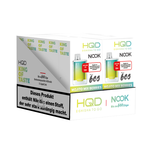 HQD Nook- Mojito Mix Berries Vape Stick