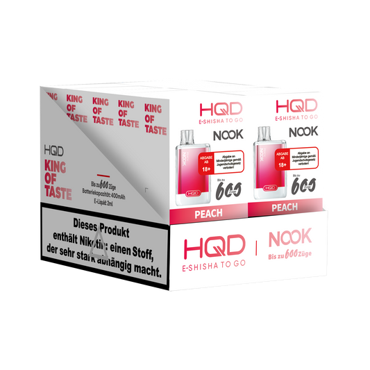 HQD Nook- Peach Vape Stick