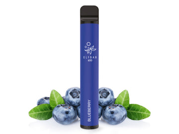 Elf Bar 600 CP Einweg Vape E-Zigarette Blueberry Blauebeere E-Shisha 20mg mit Nikotin Früchte Beeren Aroma