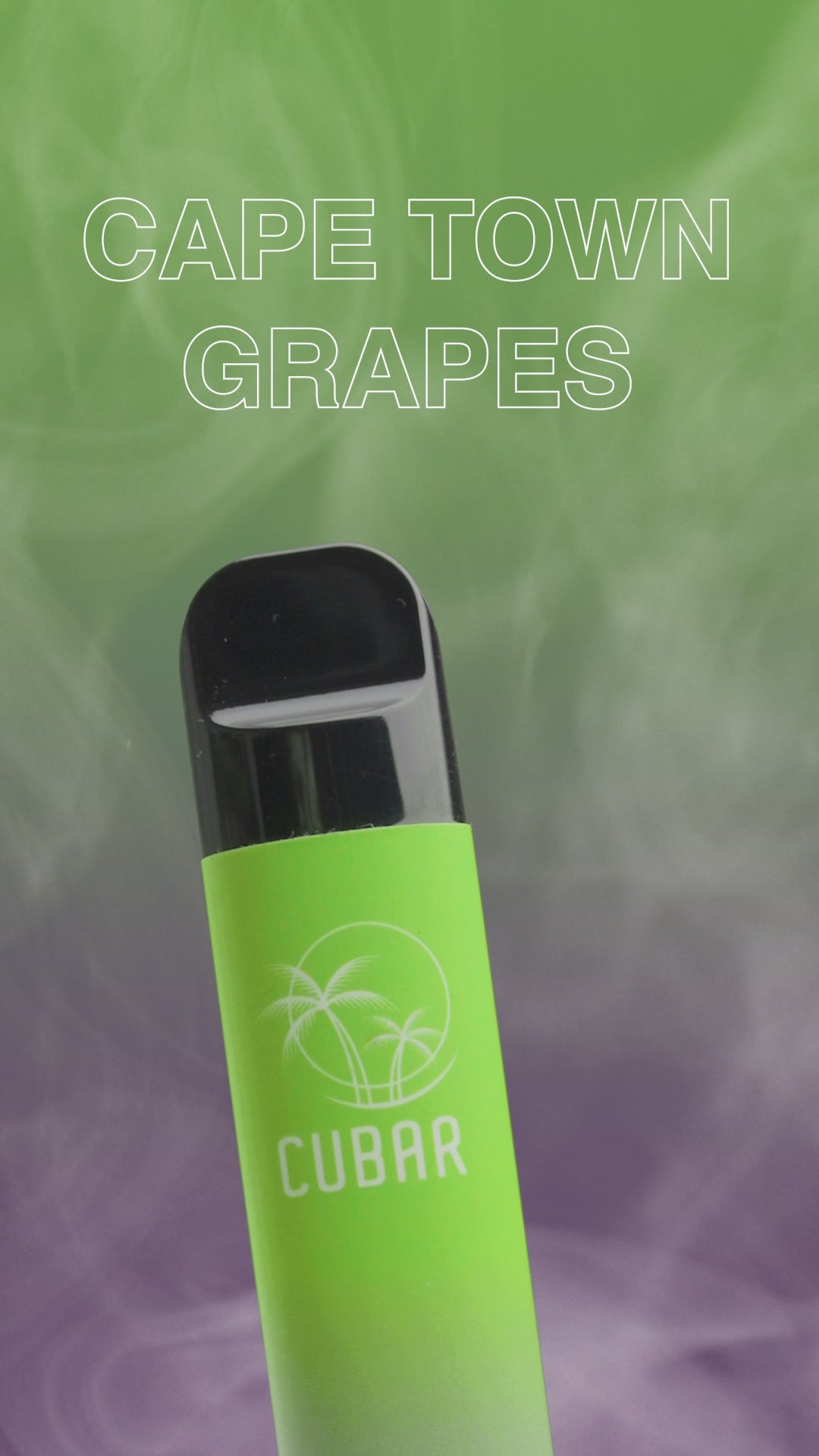 Cubar Club Cape Town Grape Vape Stick Pen Einweg E-Zigarette Dampfen Werbevideo Video