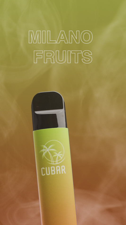 Cubar Club Milano Fruits Vape Stick Pen Einweg E-Zigarette Dampfen Werbevideo Video