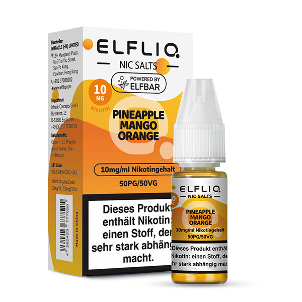 ELFLIQ - Pineapple Mango Orange 10mg/ml