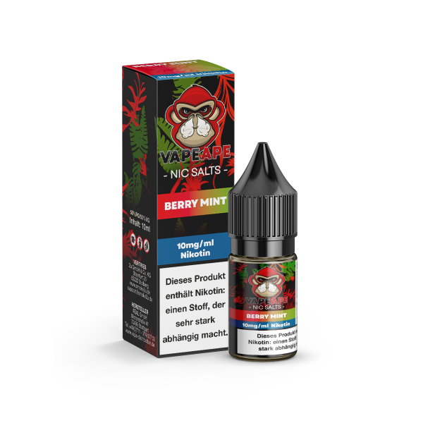 VapeApe Liquid - Berry Mint 10mg/ml