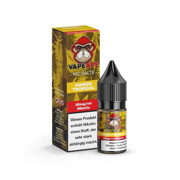 VapeApe Liquid 10ml - Mango Tropical 20mg/ml