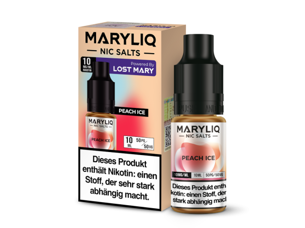 MARYLIQ - Peach Ice - 10mg/ml Nikotinsalz