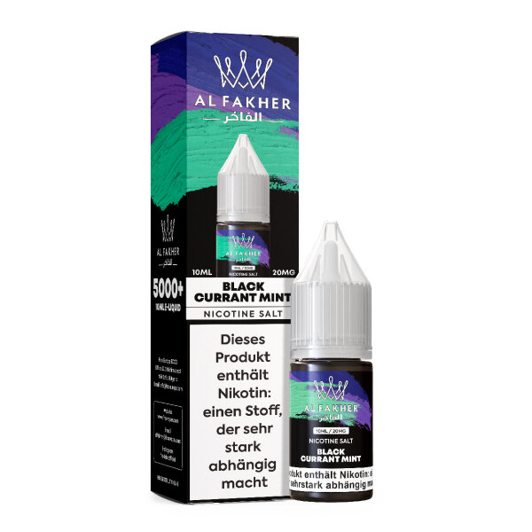 Al Fakher Liquid - Blackcurrant Mint 20mg/ml
