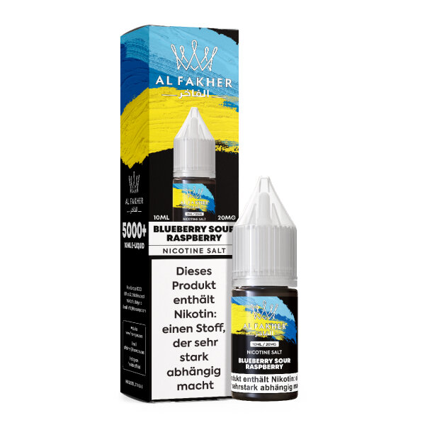 Al Fakher Liquid - Blueberry Sour Raspberry 20mg/ml