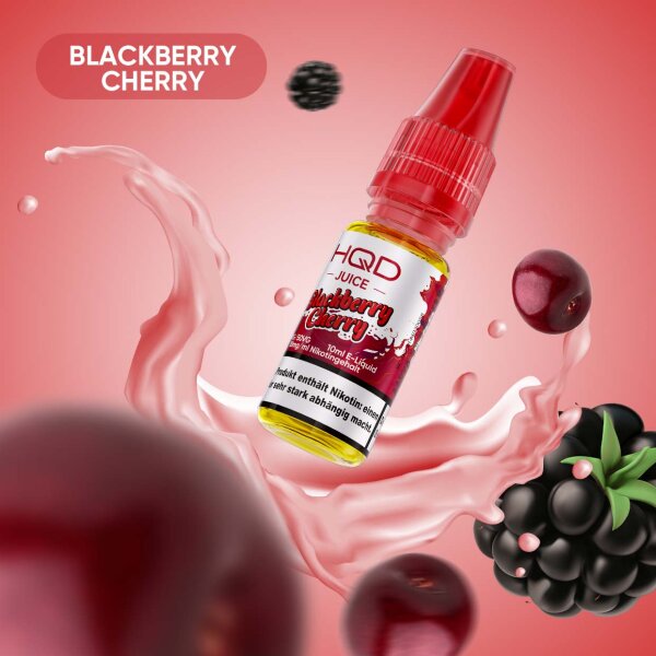 HQD Juice - Blackberry Cherry 18mg/ml Nikotinsalz