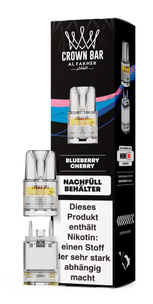 Al Fakher 12K Pro Max Pod 20mg/ml - Blueberry Cherry