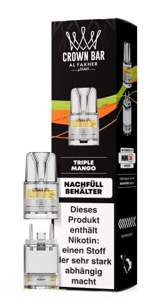 Al Fakher 12K Pro Max Pod 20mg/ml - Triple Mango
