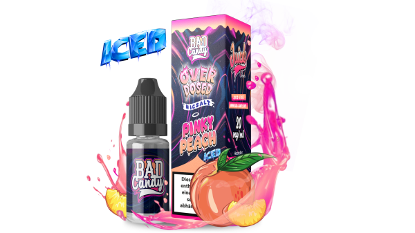 Bad Candy Juicd Overdose - Pinky Peach Iced 20mg/ml Nikotinsalz