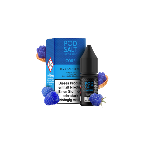 Pod Salt Core Serie - Blue Raspberry 20mg/ml Nikotinsalz