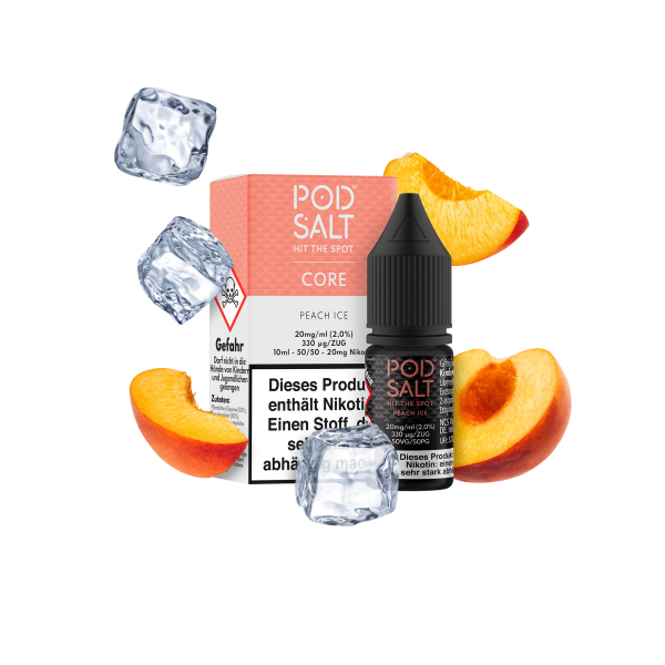 Pod Salt Core Serie - Peach Ice 20mg/ml Nikotinsalz