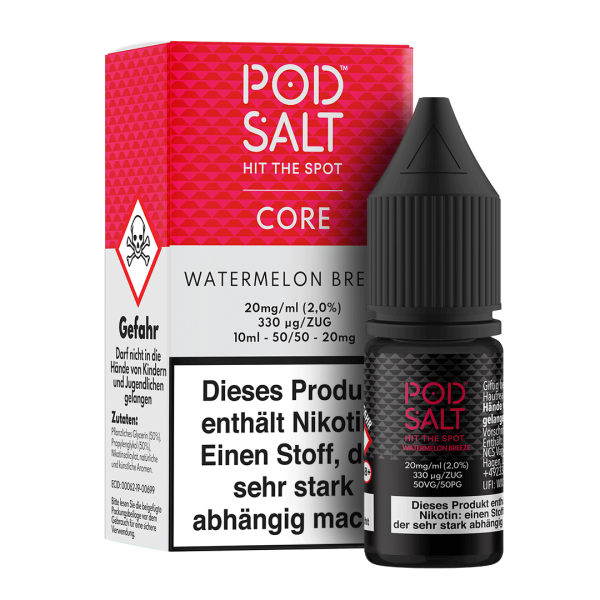 Pod Salt Core Serie - Watermelon Breeze 20mg/ml Nikotinsalz