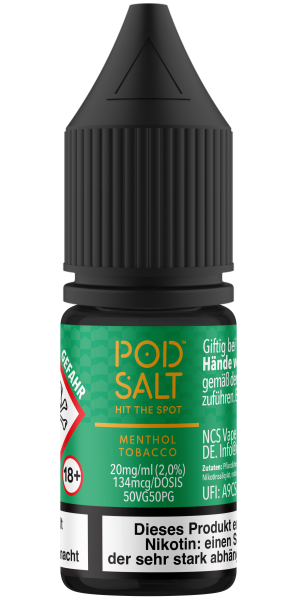 Pod Salt Origin Serie - Menthol Tobacco 20mg/ml