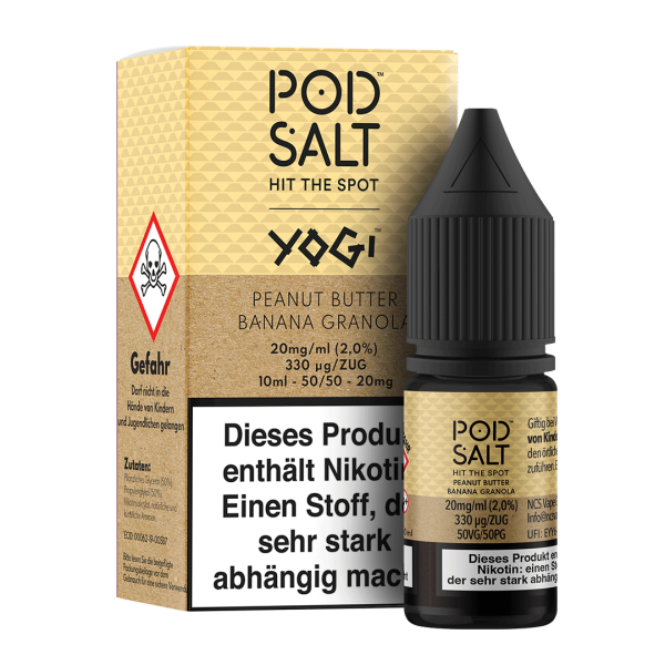 Pod Salt Fusion Serie - Peanut Butter Banana Granola Bar 20mg/ml