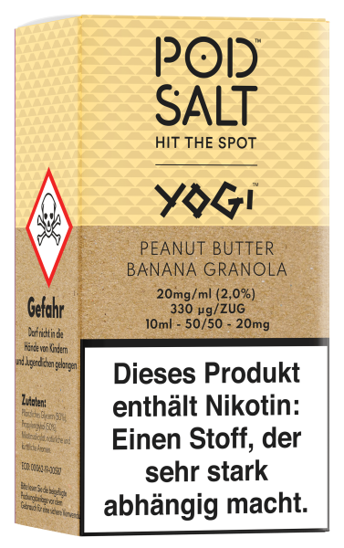 Pod Salt Fusion Serie - Peanut Butter Banana Granola Bar 20mg/ml